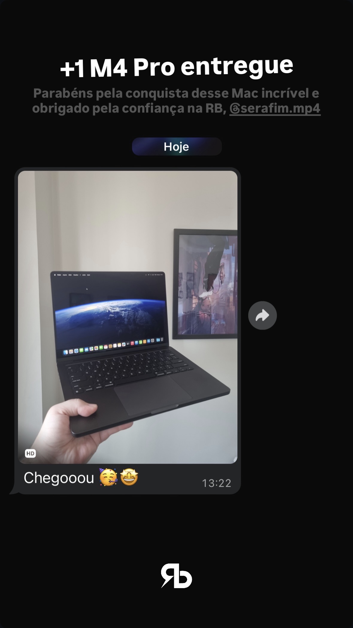 Feedback de Rodrigo Serafim